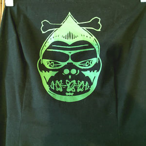 Tiki Punk Pinup Strapless Fringe Dress